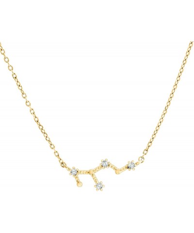 14K Gold Plated Astrology Constellation Horoscope Zodiac Necklace 16-18 Yellow Gold Virgo $9.69 Necklaces