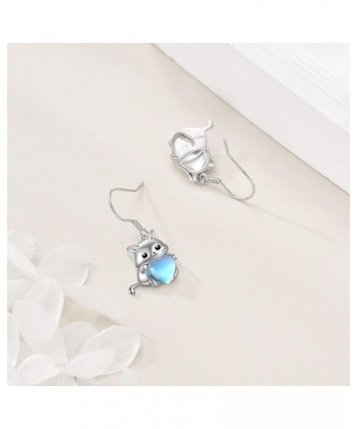 Axolotl/Cat/Frog Mushroom/Snowflake Earrings for Women Sterling Silver Cute Frog Stud Earrings Jewelry Gifts moonstone $11.79...