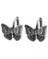 Butterfly Earrings for Women Girls Retro 925 Sterling Silver Huggie Hoop Earrings $14.77 Earrings