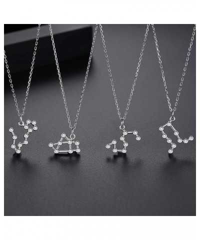 925 Sterling Silver Astrology Constellation Horoscope Zodiac Star Sign Pendant Necklace for Women Pisces $14.78 Necklaces