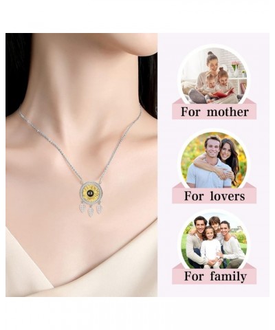 Custom Infinity Photo Necklace Personalized I Love You Necklace 100 Languages Projection Picture Pendant Necklace For Girls M...