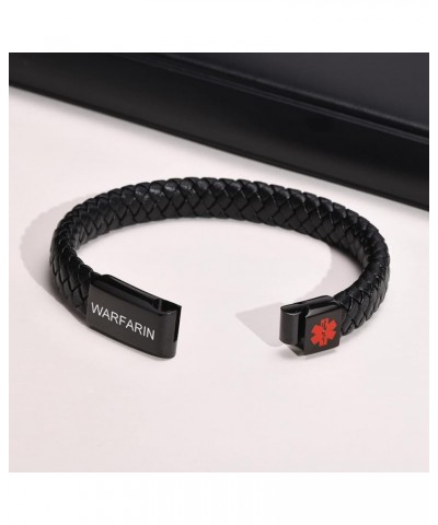 Medical Alert Bracelets for Men & Women with Free Engraving Emergency Medical ID Bracelets Wristband WARFARIN $11.54 Bracelets