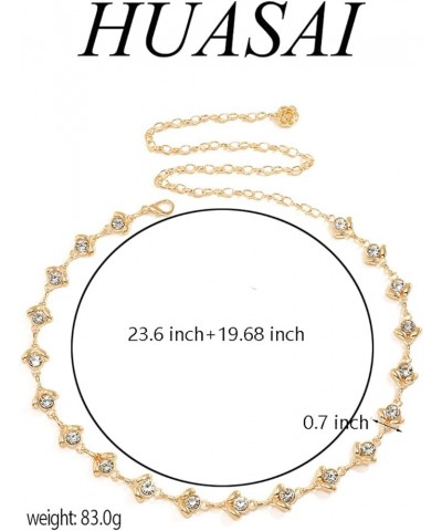 Belly Chain for Women Waist Chain Belt Long Tassel Waist Chain Multilayer Body Chain for Dress Fashion Link Body Chain Gold C...