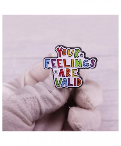 You Feel Right Badge Rainbow Letter Brooch LGBT Enamel Pin Brooch Metal Cartoon Brooch Backpack Hat Bag Collar Lapel Badge Me...