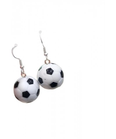 Sporty Style Basketball Dangle Earrings Sweet Statement Soccer Earrings Unique Sports Game Ball Earrings for Women Girls Gift...