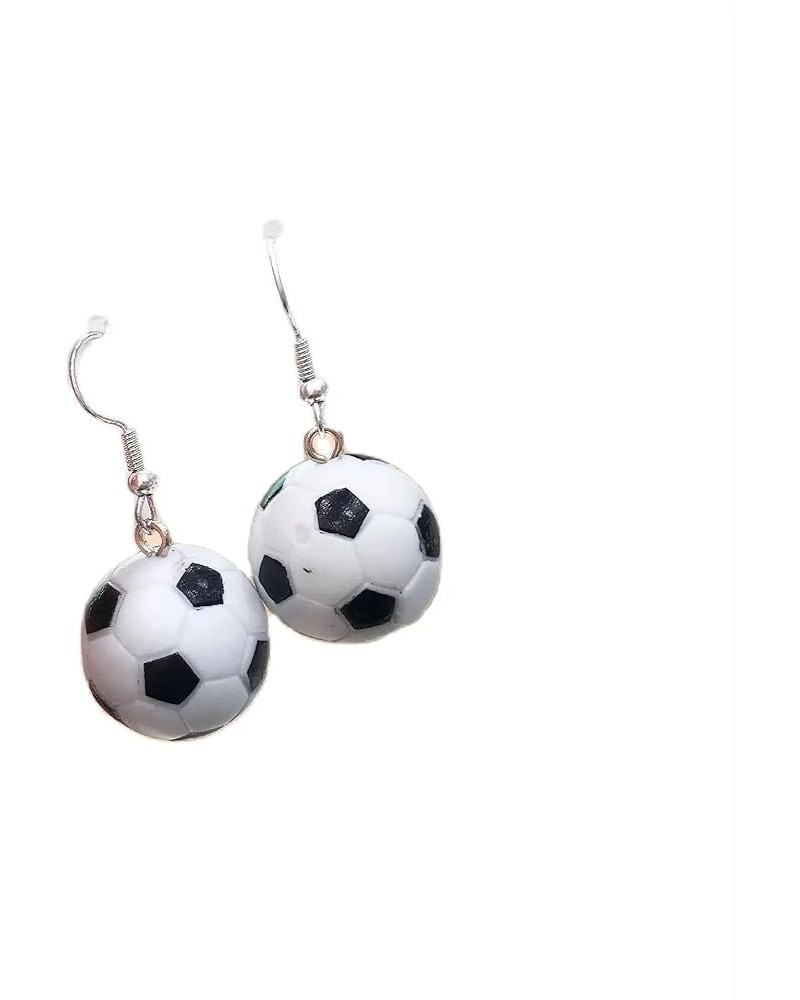 Sporty Style Basketball Dangle Earrings Sweet Statement Soccer Earrings Unique Sports Game Ball Earrings for Women Girls Gift...