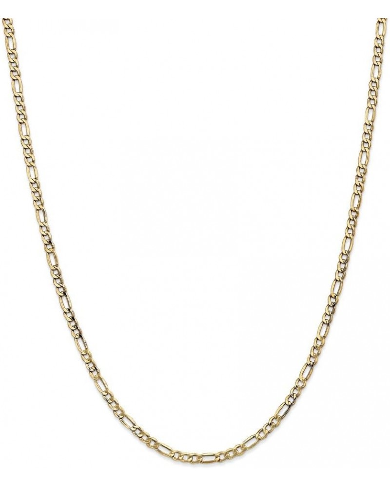 14k Yellow Gold 3.5mm Figaro Chain Necklace - with Secure Lobster Lock Clasp 28.0 Inches $117.00 Bracelets