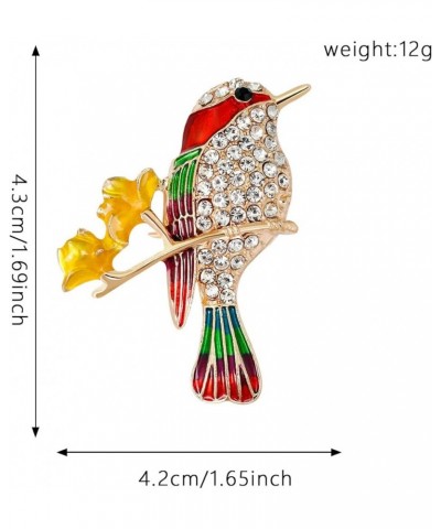 Womens Animal Bird Hummingbird Rhinestone Brooch Pin Corsage Clothes Ornaments Jewelry Gifts Bird Brooch Pin $7.79 Brooches &...