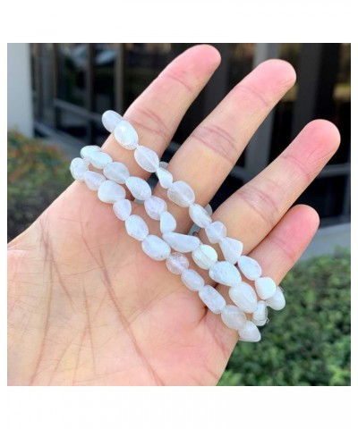 1pc Natural Stretch Gemstone Bracelet 5mm-8mm Free Form Bead 7 Inch 7.5 Inch Healing Crystal Engergy Quartz Chakras Jewelry W...