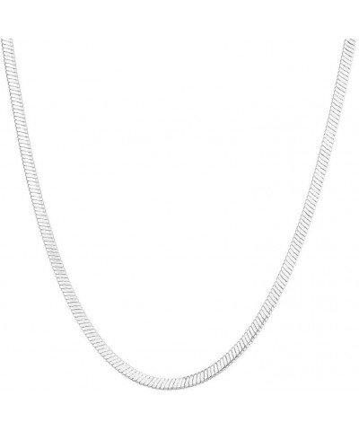 925 Sterling Silver Snake Chain Necklace 1.2MM 2MM Solid Flexible Silver Snake Chain for Women Men-16/18/20/22/24/26 inch (Gi...