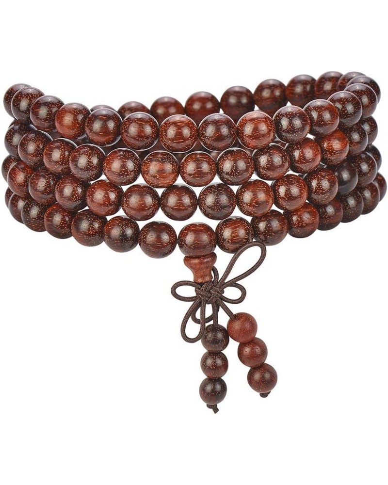 Mala Beads Bracelet 108 8mm Prayer Meditation Sandalwood Elastic… blood sandalwood $8.00 Bracelets