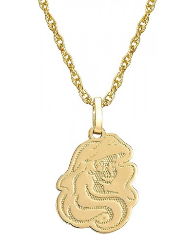 Classics 14k Gold Pendant Character Necklaces - Princess Ariel, Simba, Winnie the Pooh, Frozen Snowflake, Dumbo, Mickey Mouse...