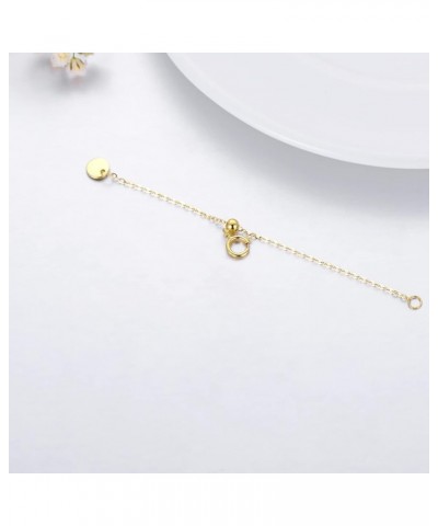 10k 14k Real Gold 1"/1.5"/2"/2.5"/3"/4"/5" Necklace Extender, Necklace Bracelet Extender Chain, Durable Gold Extender Chain, ...