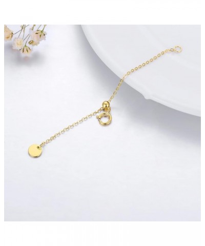 10k 14k Real Gold 1"/1.5"/2"/2.5"/3"/4"/5" Necklace Extender, Necklace Bracelet Extender Chain, Durable Gold Extender Chain, ...