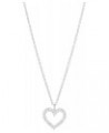 'Growing Love' Sterling Silver Cubic Zirconia Pendant Necklace, 15" + 2 $21.60 Necklaces