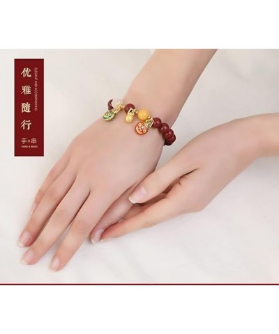 2024 Chinese New Year Dragon Bracelets,Dragon Bracelet Chinese Zodiac Feng Shui Lucky Amulet Stretch Bracelets,New Year Gifts...