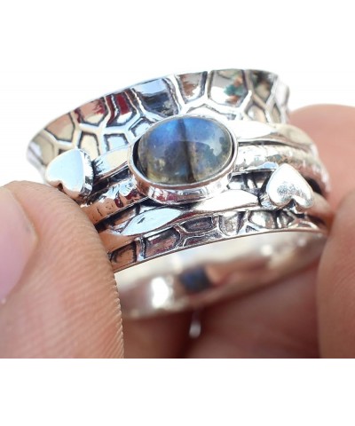 Spinner Rings Wholesale Lot for Women - Rings for Women - Fashion Ring Set, Silver Plated Stress Relief Fidget Spinner Ring, ...