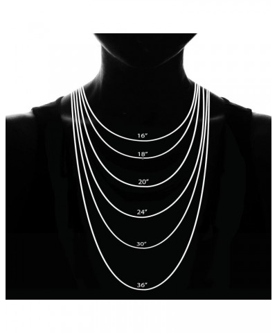 14K Hollow Gold Round Box Chains (Select Options) 20 Inches White Gold $110.95 Necklaces