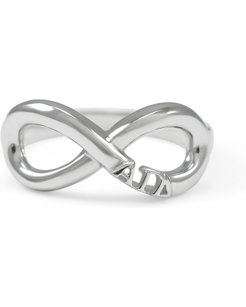 Alpha Gamma Delta Sterling Silver Infinity Ring $15.51 Rings