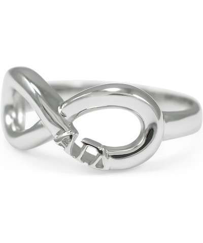 Alpha Gamma Delta Sterling Silver Infinity Ring $15.51 Rings