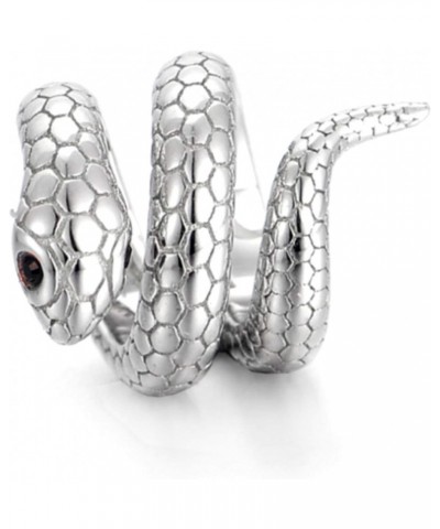 Snake Serpent Red CZ Eyes 925 Sterling Silver Pendant Charm Bead For Pandora & Similar Charm Bracelets or Necklaces $18.06 Br...