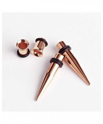 Ear Weight Tapers and Plugs set Tunnels Kit Piercing Gauges Earrings 36 Pieces 14g to 00g Set Gift Jewelry. Rose gold $10.29 ...