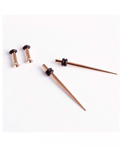 Ear Weight Tapers and Plugs set Tunnels Kit Piercing Gauges Earrings 36 Pieces 14g to 00g Set Gift Jewelry. Rose gold $10.29 ...