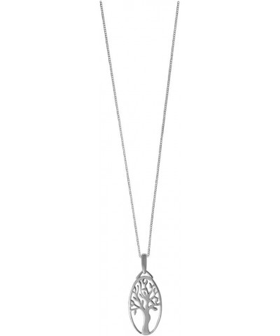 Jewelry Sterling Silver Tree Silhouette Necklace, 16 inches $21.16 Necklaces