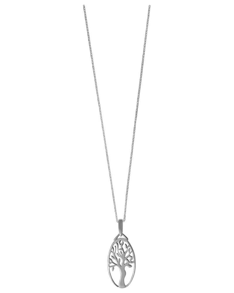 Jewelry Sterling Silver Tree Silhouette Necklace, 16 inches $21.16 Necklaces