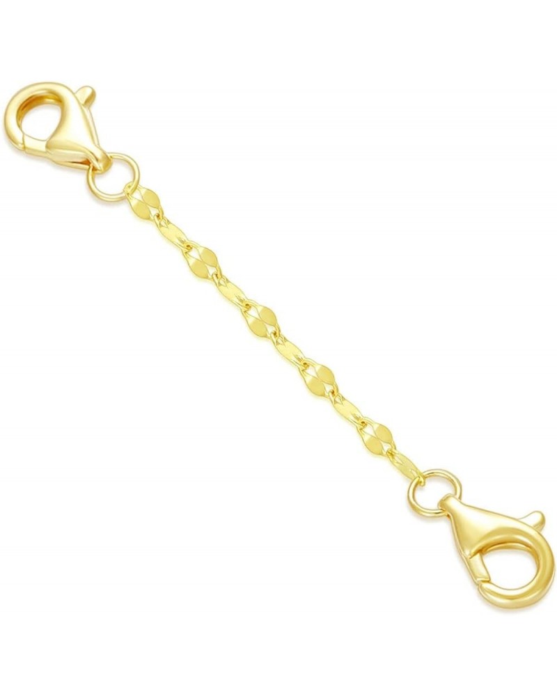 10k 14k Real Gold 1"/1.5"/2"/2.5"/3"/4"/5" Necklace Extender, Necklace Bracelet Extender Chain, Durable Gold Extender Chain, ...