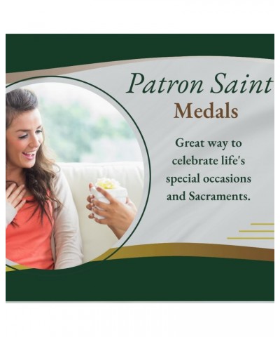 Small Oval Catholic Patron Saint Medal Bulk Silver Oxidized Medal Charm, Pack of 5 Medals St. Isidore $8.15 Pendants