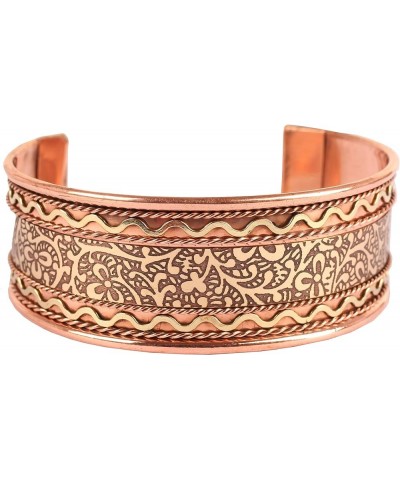 Indian Hand Crafted Healing Copper Bracelet Chakra Jewelry Cuff Gift Women Men. Celtic Clover $10.82 Bracelets