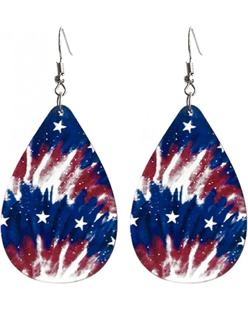 4th of July USA Dangle Earrings Independence Day Patriotic Earrings Holiday Gifts Fashion Accessories Decor Ornaments $4.25 E...