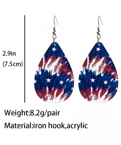 4th of July USA Dangle Earrings Independence Day Patriotic Earrings Holiday Gifts Fashion Accessories Decor Ornaments $4.25 E...