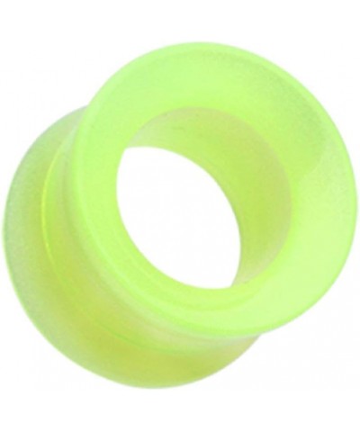 Glow in The Dark Basic Acrylic Double Flared Ear Gauge Tunnel Plug 9/16" (14mm), Green $11.01 Body Jewelry