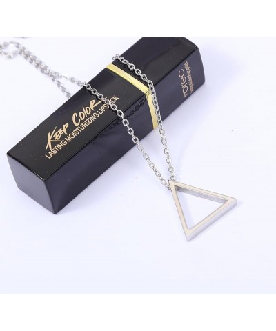 The Legend of Zelda Pendant Stainless Steel Necklaces Triangle Earrings 1-Triangle silver $8.69 Necklaces