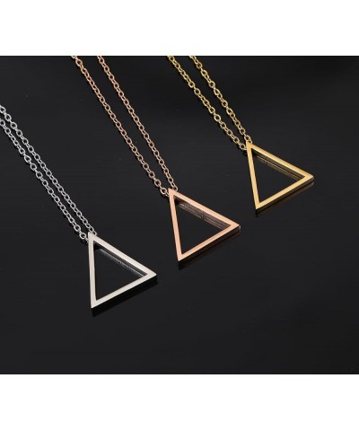 The Legend of Zelda Pendant Stainless Steel Necklaces Triangle Earrings 1-Triangle silver $8.69 Necklaces