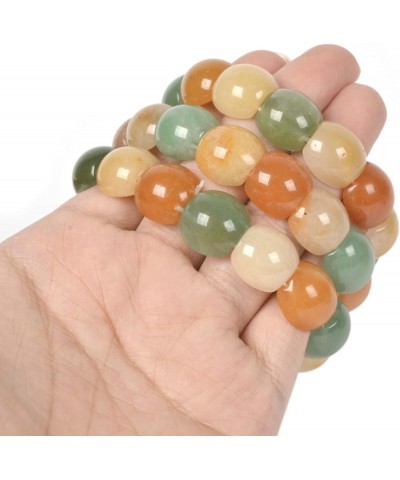 Gem Semi Precious Gemstone 12mm Rectangle Beads Stretch Bracelet 7 Inches Multi-color Aventurine 15mm Oval Square $12.64 Brac...