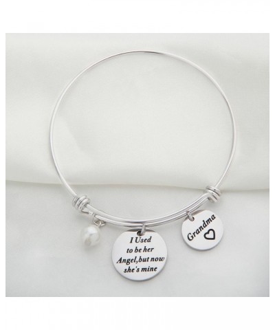 Memorial Jewelry I Used to Be His/Her Angel Bracelet in Memory of Loved One Grandpa Grandma Sympathy Gift in memory of grandm...