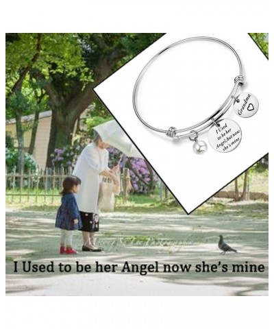 Memorial Jewelry I Used to Be His/Her Angel Bracelet in Memory of Loved One Grandpa Grandma Sympathy Gift in memory of grandm...