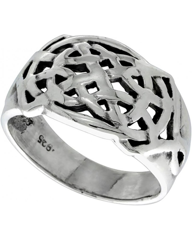 Sterling Silver Celtic Knot Ring for Women 1/2 inch Sizes 5-14 $14.53 Rings