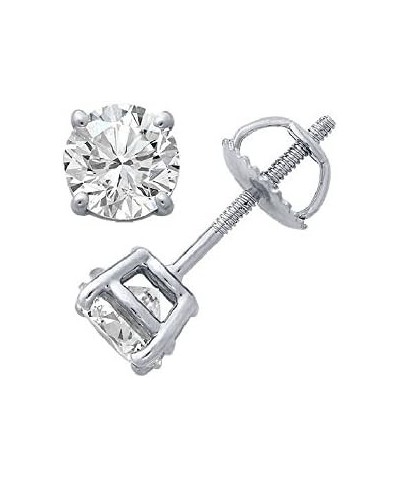 Round Diamond stud (IGI Certified 0.70 ct & up) Plus Quality ScrewBack 14K from 0.04ct - 2.00ct White Gold 0.55 carats $30.73...