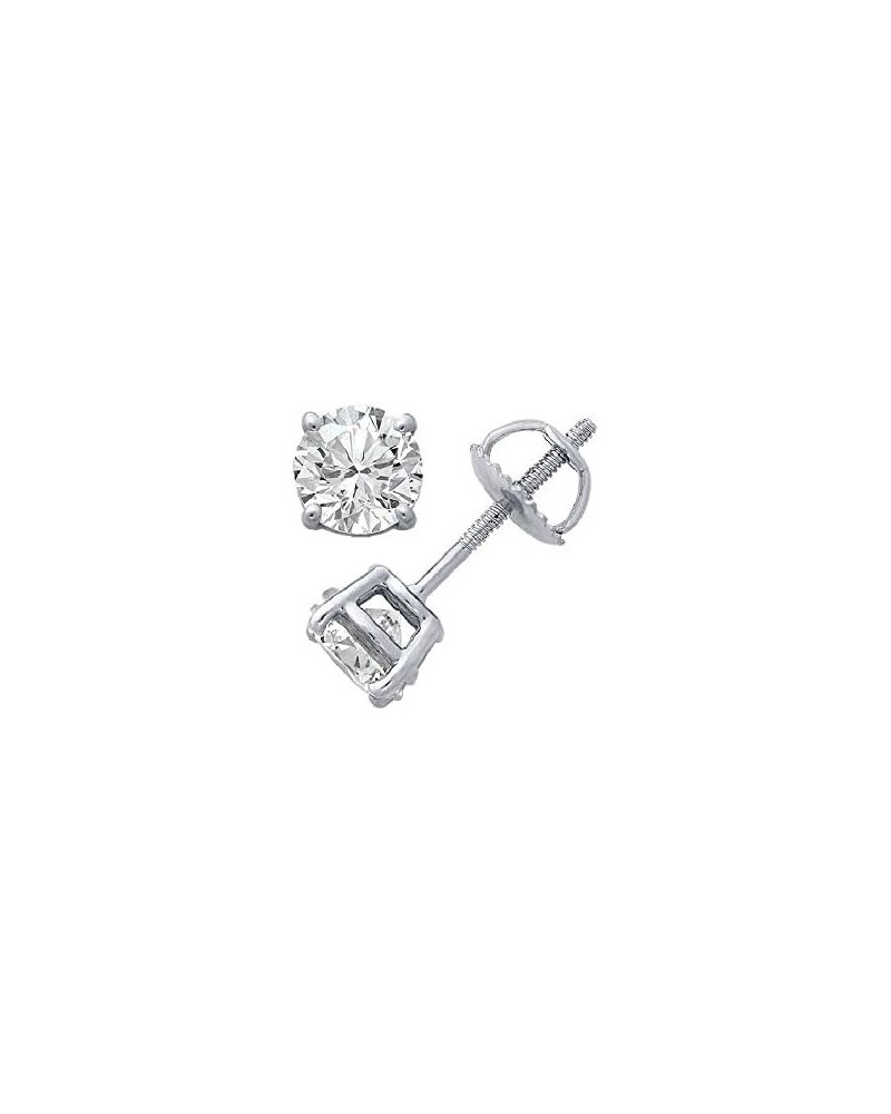 Round Diamond stud (IGI Certified 0.70 ct & up) Plus Quality ScrewBack 14K from 0.04ct - 2.00ct White Gold 0.55 carats $30.73...