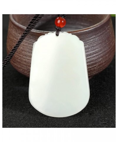 Pure Natural Zodiac Necklace Pendant Made of Jade Gemstone Horoscope Animal Sign Amulet Ox，Loyal $9.71 Necklaces