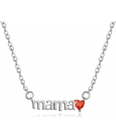 Mom Necklace I Love You Mom Gifts Mother's Day Gifts Stainless Steel Necklace for Mom Birthday Gifts Gold-2 $10.44 Necklaces