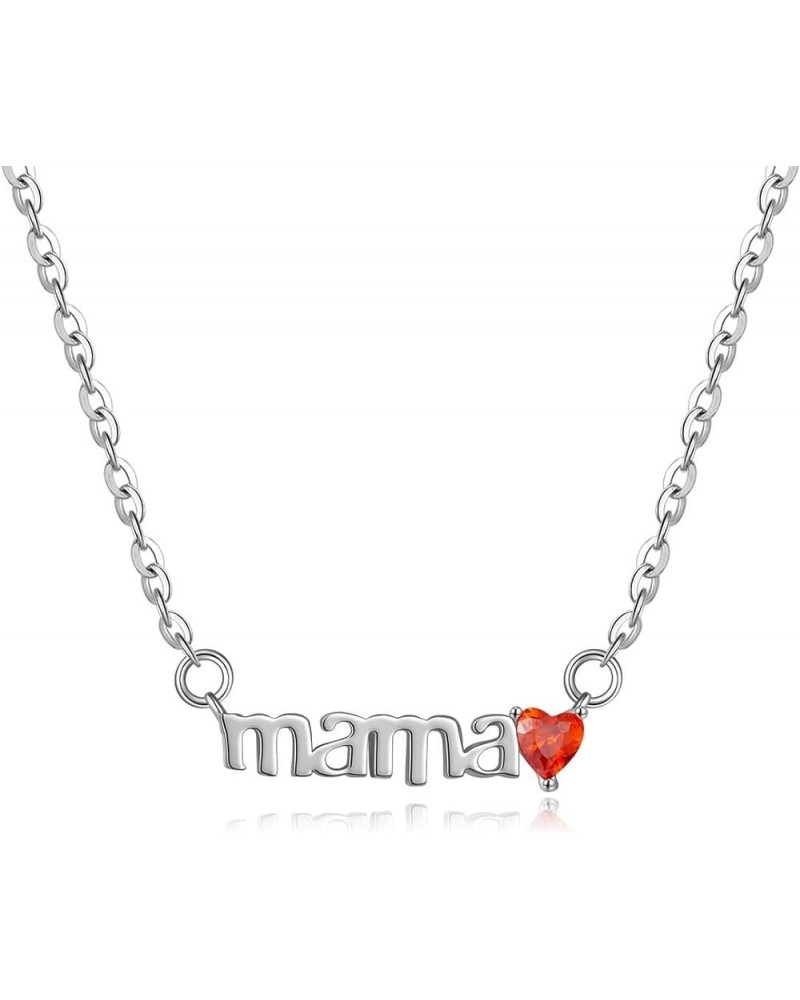 Mom Necklace I Love You Mom Gifts Mother's Day Gifts Stainless Steel Necklace for Mom Birthday Gifts Gold-2 $10.44 Necklaces