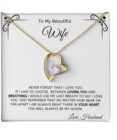 Wife Gifts from Husband Romantic Christmas Gifts Ideas for Wife Soulmate Love Necklace Presents for Wife Birthday Valentines ...