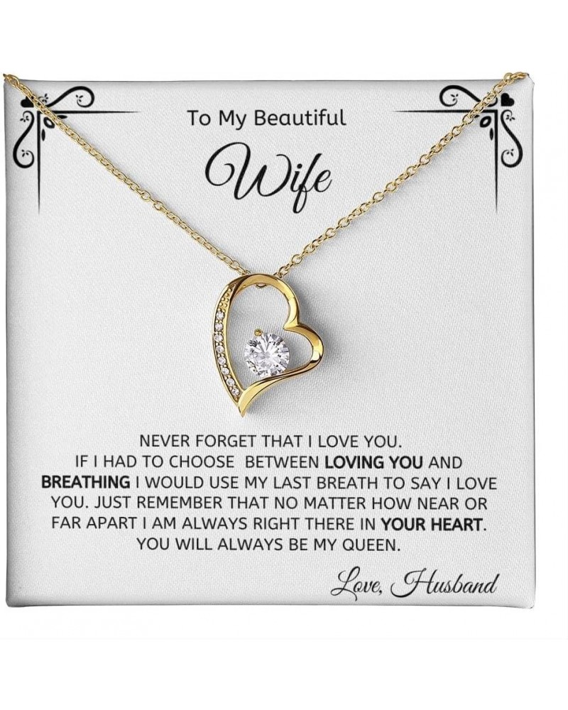 Wife Gifts from Husband Romantic Christmas Gifts Ideas for Wife Soulmate Love Necklace Presents for Wife Birthday Valentines ...