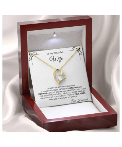 Wife Gifts from Husband Romantic Christmas Gifts Ideas for Wife Soulmate Love Necklace Presents for Wife Birthday Valentines ...