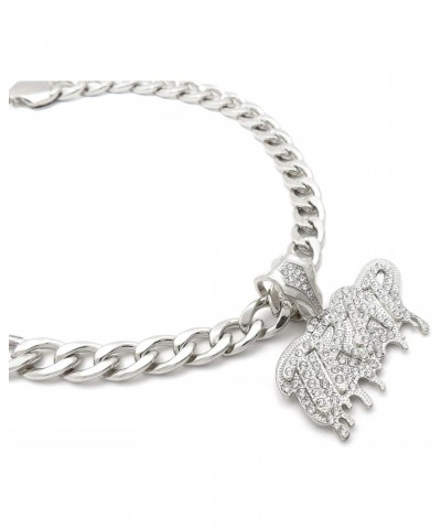 Iced Trap House Pendant 11mm/18 or 20" or 24" Cuban Chain Hip Hop Necklaces RC3691 (Silver 11mm/18) $19.77 Necklaces